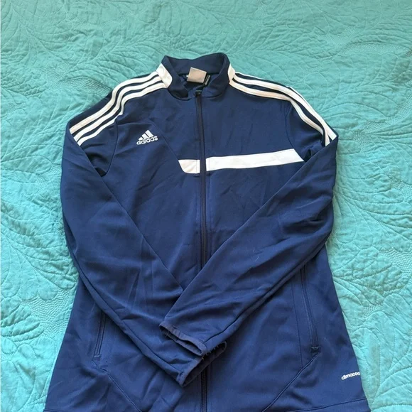 Adidas Blue Track Jacket - Picture 2 of 4